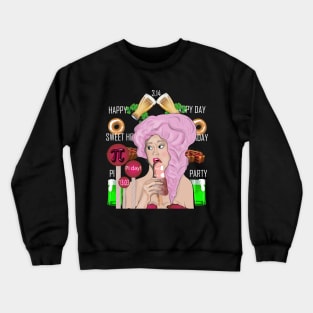 Girl For A Nerd Math Pi Day Crewneck Sweatshirt